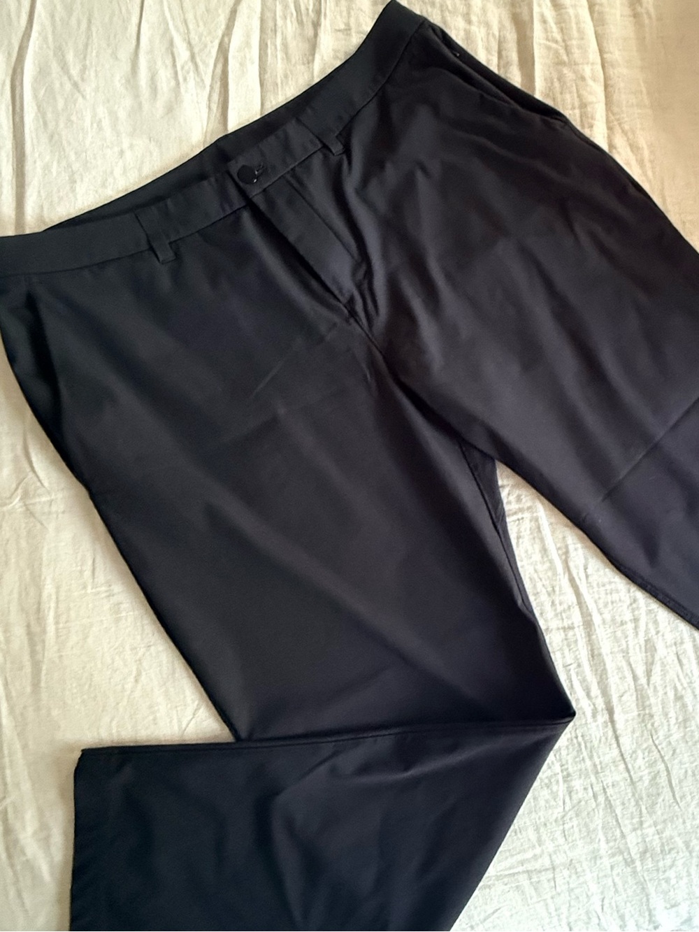 Men's Black Lululemon Pants - Classic Straight Fit